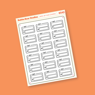 Simple Appointment Boxes