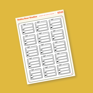 Detailed Appointment Boxes