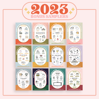 2023 Sampler Bundle Bubba Bear Studios 2023 Sampler Bundle Stickers