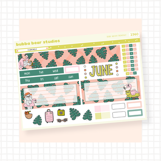 2023 - Hobonichi Weeks Monthly June Bubba Bear Studios 2023 - Hobonichi Weeks Monthly