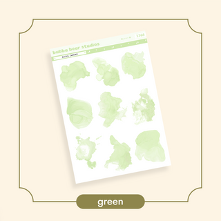 Alcohol Swatches Bubba Bear Studios Alcohol Swatches Stickers