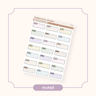 To Call Highlight Bullet Box Standard Muted Bubba Bear Studios To Call Highlight Bullet Box Stickers