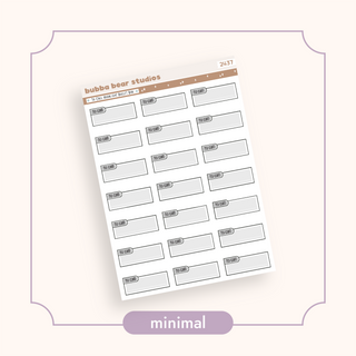 To Call Highlight Bullet Box Standard Minimal Bubba Bear Studios To Call Highlight Bullet Box Stickers