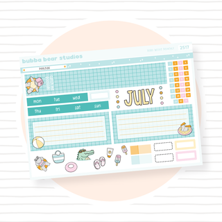 2023 - Hobonichi Weeks Monthly July Bubba Bear Studios 2023 - Hobonichi Weeks Monthly