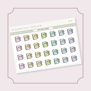 Derpy Spiral Planner Bubba Bear Studios Derpy Spiral Planner Stickers
