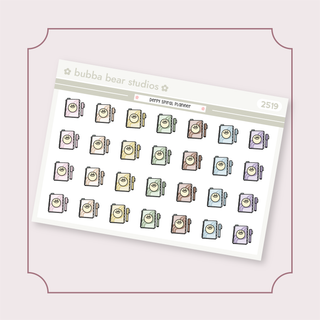Derpy Spiral Planner Bubba Bear Studios Derpy Spiral Planner Stickers