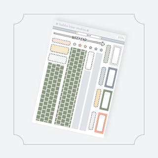 HOBONICHI COUSIN - Tidy Up Bubba Bear Studios HOBONICHI COUSIN - Tidy Up Stickers