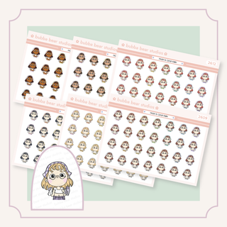 Ready To Clean Babe Bubba Bear Studios Ready To Clean Babe Stickers