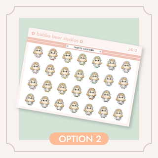 Ready To Clean Babe Option 2 Bubba Bear Studios Ready To Clean Babe Stickers