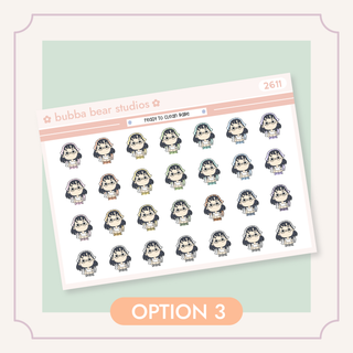 Ready To Clean Babe Option 3 Bubba Bear Studios Ready To Clean Babe Stickers