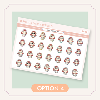 Ready To Clean Babe Option 4 Bubba Bear Studios Ready To Clean Babe Stickers