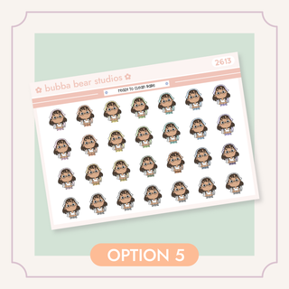 Ready To Clean Babe Option 5 Bubba Bear Studios Ready To Clean Babe Stickers