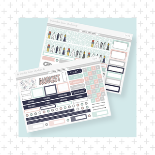 2023 - Hobonichi Cousin Monthly August Bubba Bear Studios 2023 - Hobonichi Cousin Monthly