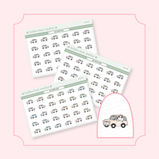 Ugh Driving Bean Standard Buy All (Set of 3) Bubba Bear Studios Ugh Driving Bean Stickers