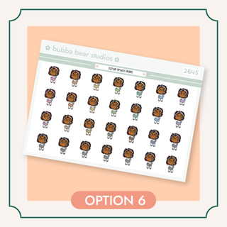 Scrub Brush Babe Option 6 Bubba Bear Studios Scrub Brush Babe Stickers