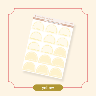 Arched Vertical - Framed Arch Date Covers Yellow Bubba Bear Studios Arched Vertical - Framed Arch Date Covers