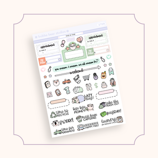 VERTICAL - Treat or Treat VERTICAL Page 3 - Icons Bubba Bear Studios VERTICAL - Treat or Treat Stickers