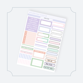 MINI - Treat or Treat Page 2 - Boxes and Headers Bubba Bear Studios MINI - Treat or Treat Stickers