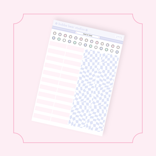 Hobonichi Cousin DAILY - Treat or Treat Page 2 - Washi + Checklist Circles Bubba Bear Studios Hobonichi Cousin DAILY - Treat or Treat Stickers