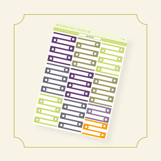 VERTICAL - Hallow's Eve VERTICAL Page 6 - Checklists Bubba Bear Studios VERTICAL - Hallow's Eve Stickers