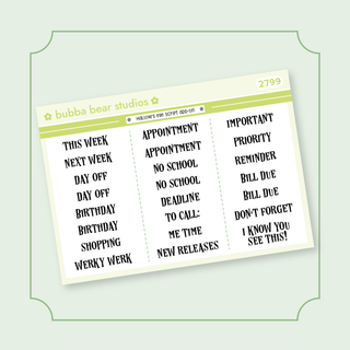 Hallow's Eve Script Add-On Bubba Bear Studios Hallow's Eve Script Add-On Stickers