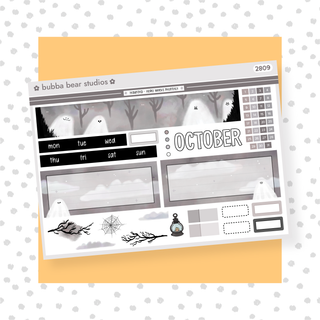 2023 - Hobonichi Weeks Monthly October Bubba Bear Studios 2023 - Hobonichi Weeks Monthly