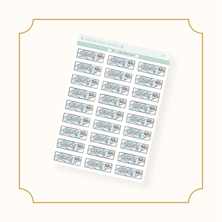 Weather Blocks Standard Partly Cloudy Bubba Bear Studios Weather Blocks Stickers