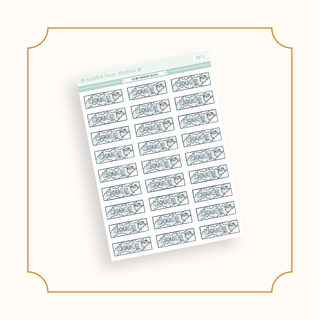 Weather Blocks Standard Cloudy Bubba Bear Studios Weather Blocks Stickers