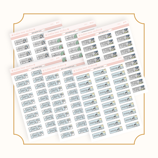 Weather Blocks Mini Buy All (Set of 6 with snow) Bubba Bear Studios Weather Blocks Stickers