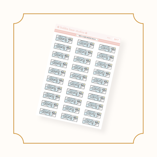 Weather Blocks Mini Partly Cloudy Bubba Bear Studios Weather Blocks Stickers