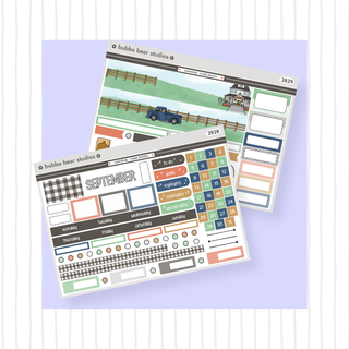 2023 - Hobonichi Cousin Monthly September Bubba Bear Studios 2023 - Hobonichi Cousin Monthly