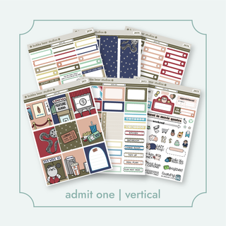 VERTICAL - Admit One VERTICAL Full Kit Bubba Bear Studios VERTICAL - Admit One Stickers