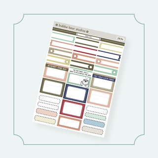 VERTICAL - Admit One VERTICAL Page 4 - Functional Boxes Bubba Bear Studios VERTICAL - Admit One Stickers