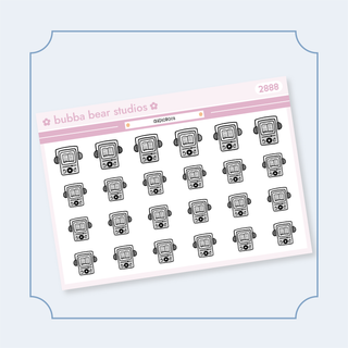 Audiobook Standard Minimal Bubba Bear Studios Audiobook Stickers