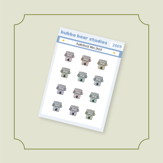 Audiobook Mini Colorful Bubba Bear Studios Audiobook Stickers