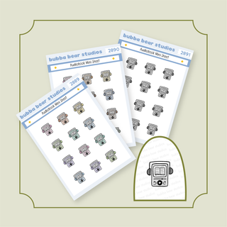 Audiobook Mini Buy All (Set of 3) Bubba Bear Studios Audiobook Stickers