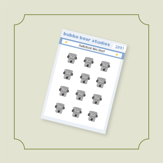 Audiobook Mini Minimal Bubba Bear Studios Audiobook Stickers