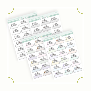 DNF Book Bear Box Standard Buy All (Set of 4) Bubba Bear Studios DNF Book Bear Box Stickers