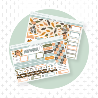 2023 - Hobonichi Cousin Monthly November Bubba Bear Studios 2023 - Hobonichi Cousin Monthly