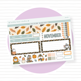 2023 - Hobonichi Weeks Monthly November Bubba Bear Studios 2023 - Hobonichi Weeks Monthly