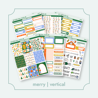 VERTICAL - Merry VERTICAL Full Kit Bubba Bear Studios VERTICAL - Merry Stickers