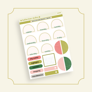 VERTICAL - There's Some Ho Ho Ho's BBS PLANNER - ARCHED VERTICAL ADD-ON - Framed Arch Bubba Bear Studios VERTICAL - There's Some Ho Ho Ho's Stickers