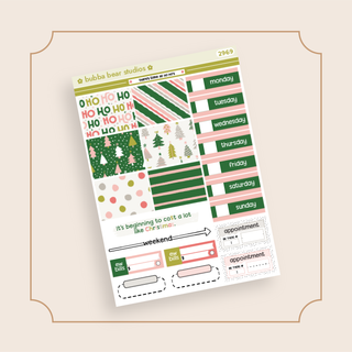 MINI - There's Some Ho Ho Ho's Page 1 - Deco and Date Covers Bubba Bear Studios MINI - There's Some Ho Ho Ho's Stickers