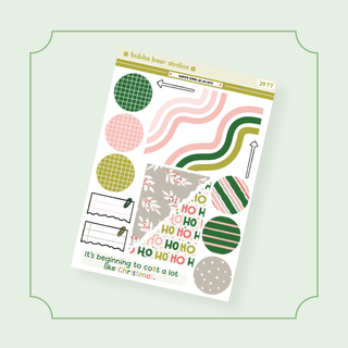 Hobonichi Cousin DAILY - There's Some Ho Ho Ho's Page 4 - Extras Bubba Bear Studios Hobonichi Cousin DAILY - There's Some Ho Ho Ho's Stickers