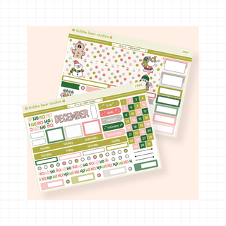 2023 - Hobonichi Cousin Monthly December Bubba Bear Studios 2023 - Hobonichi Cousin Monthly