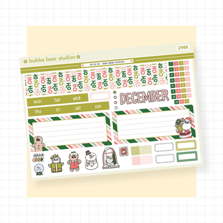 2023 - Hobonichi Weeks Monthly December Bubba Bear Studios 2023 - Hobonichi Weeks Monthly