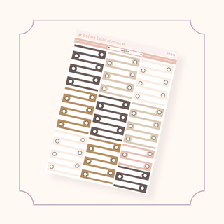 VERTICAL - Affection VERTICAL Page 6 - Checklists Bubba Bear Studios VERTICAL - Affection Stickers