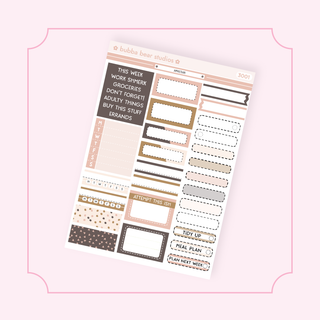 MINI - Affection Page 2 - Boxes and Headers Bubba Bear Studios MINI - Affection Stickers