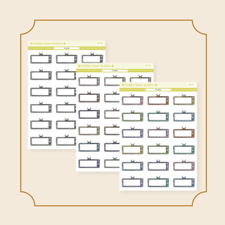 TV Boxes Standard Buy All (Set of 3) Bubba Bear Studios TV Boxes Stickers