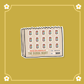 Peanut Butter Bubba Bear Studios Peanut Butter Stickers